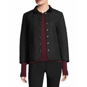 NWT BECKEN Quilted Jacket Black Women's SZ Large Retails $695 Winter Coat NEW